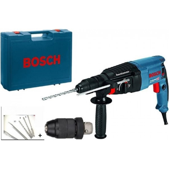 BOSCH GBH 2-26 ΕΠΑΓΓ/ΚΟ ΠΕΡΙΣΤΡΟΦΙΚΟ ΠΙΣΤΟΛΕΤΟ SDS PLUS 880W ME TAΧΥΤΣΟK+ ΔΩΡΟ 5ΤΕΜΑΧΙΑ 2 ΚΑΛΕΜΙΑ 3ΤΡΥΠΑΝΙΑ